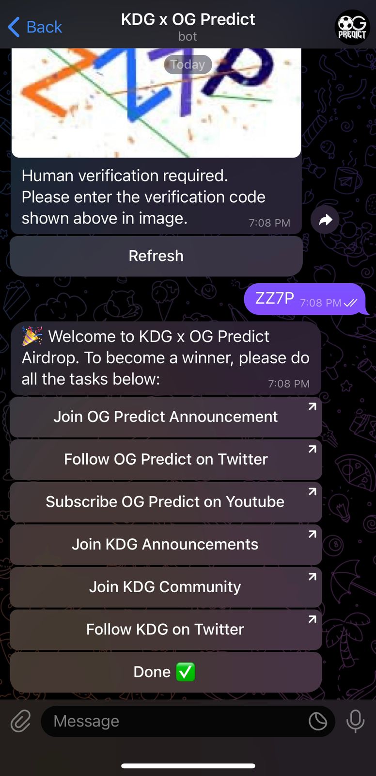 OG Predict Airdrop